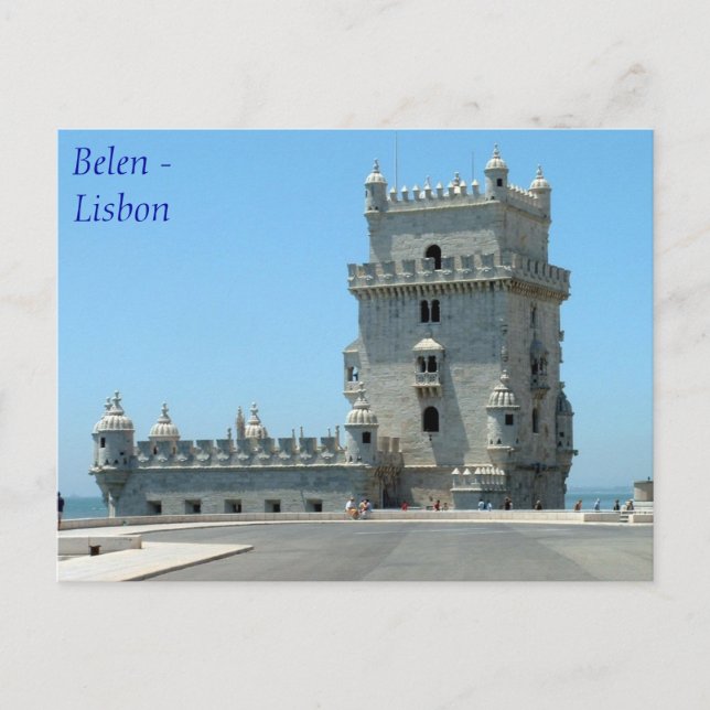 Belen Torn - Lisboa - Portugal Vykort (Framsida)