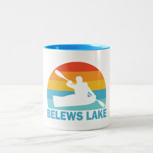 Belews Sjö North Carolina Kayak Två-Tonad Mugg