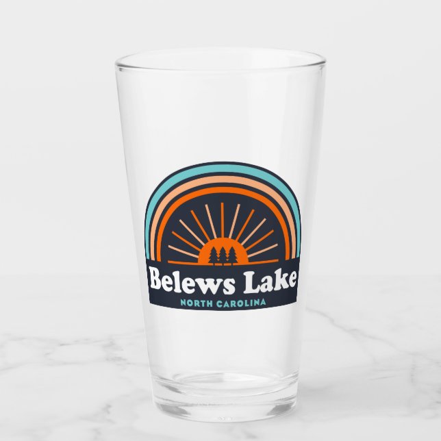 Belews Sjö North Carolina Rainbow Glaskopp (Framsida)