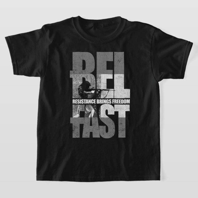 Belfast 1972   t shirt (Laydown)