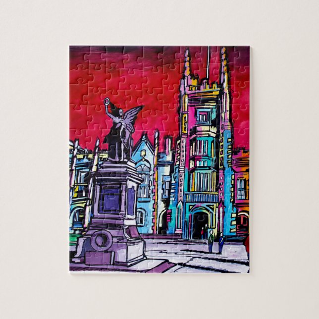 Belfast Alive - Queens Universiteten Pussel (Vertikal)