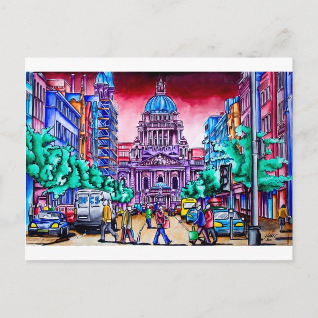 Belfast Alive - Royalet Avenue Vykort (Framsida)
