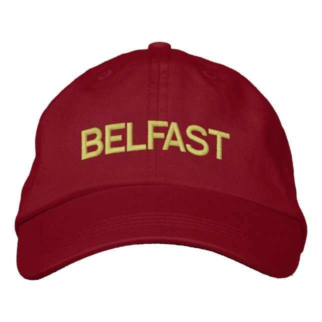 Belfast Cap Broderad Keps (Framsida)
