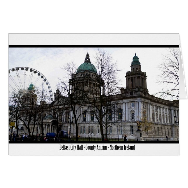 Belfast City Hall Hälsningskort (Framsidan Horizontal)