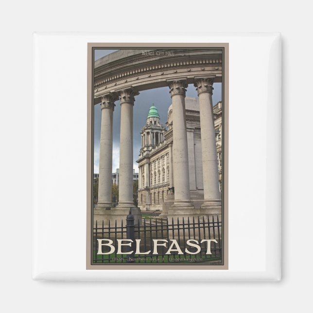 Belfast City Hall Magnet (Framsidan)
