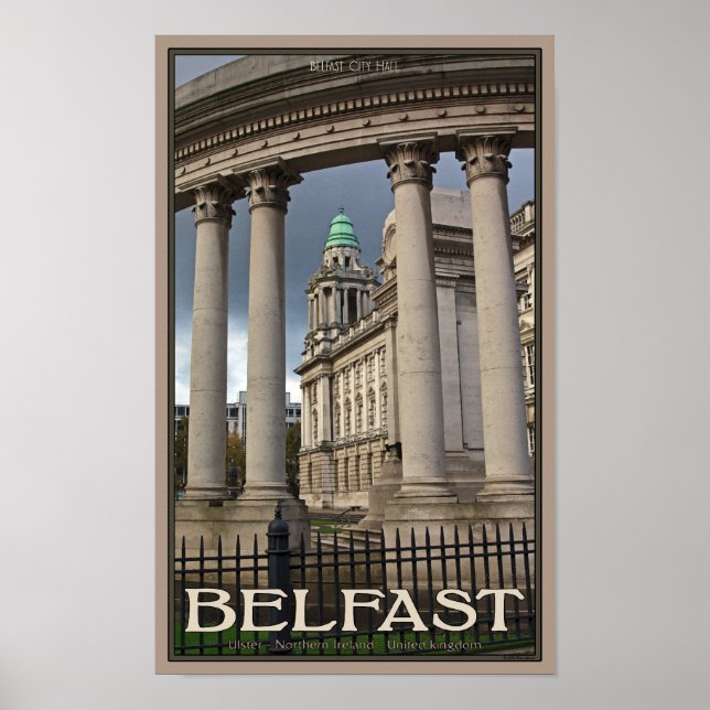 Belfast City Hall Poster (Framsidan)