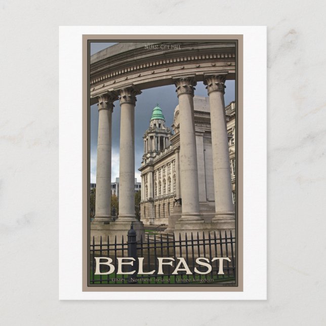 Belfast City Hall Vykort (Framsida)
