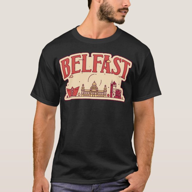 Belfast City T Shirt (Framsida)
