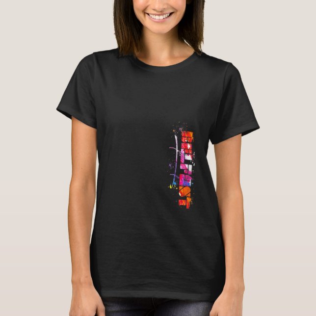 Belfast Cityscape Belfast Skyline T Shirt (Framsida)
