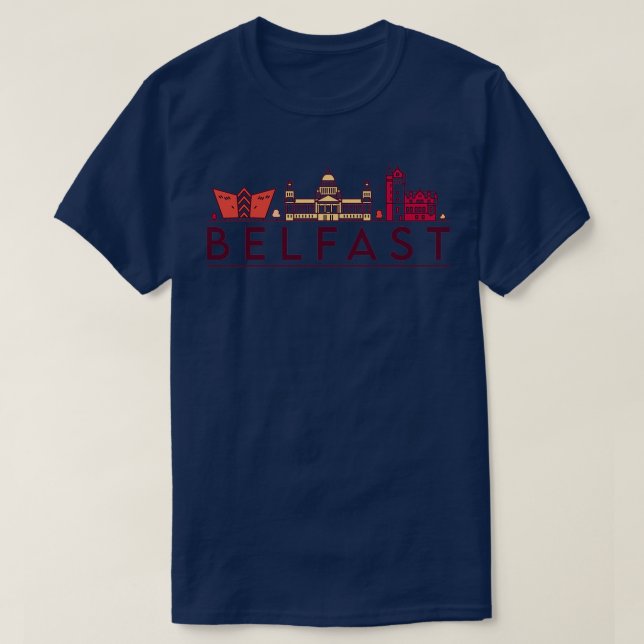 Belfast cityscape t shirt (Design framsida)
