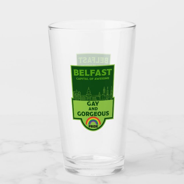 Belfast Gay pride - Brighton Ireland LGBT - Glaskopp (Framsida)
