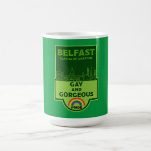 Belfast Gay pride - Brighton Ireland LGBT - Kaffemugg