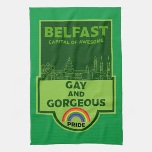 Belfast Gay pride - Brighton Ireland LGBT - Kökshandduk