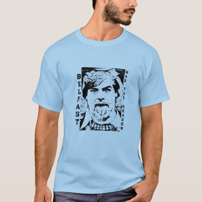 BELFAST HAR ORSAKEN - TERRI HOOLEY MURAL T SHIRT (Framsida)