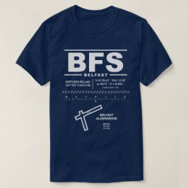 Belfast Internationell flygplats BFS T-Shirt