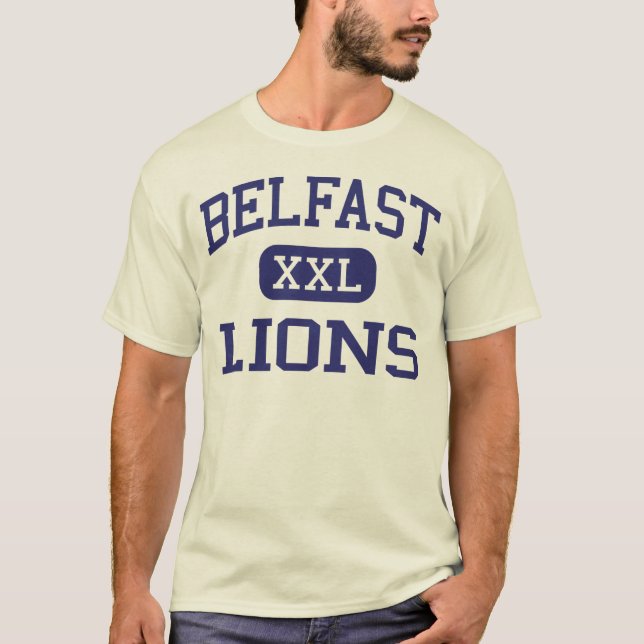 Belfast - lejon - områdeshögstadium - Belfast Tee Shirt (Framsida)