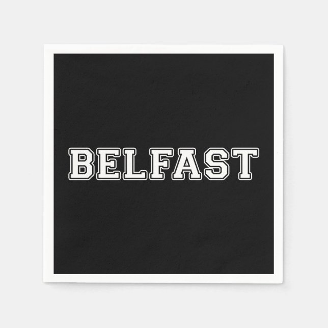 Belfast Pappersservett (Framsidan)