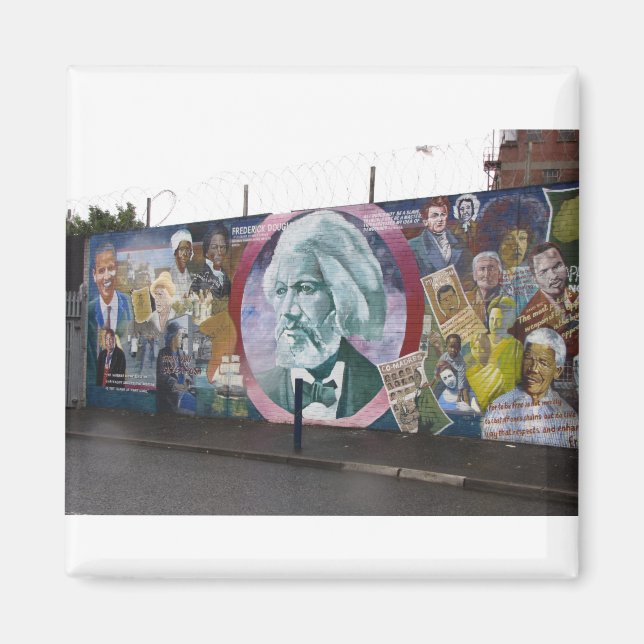 BELFAST PEACE WALL MAGNET (Framsidan)