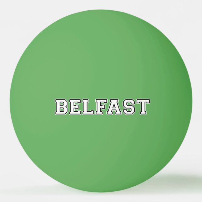 Belfast Pingisboll (Framsidan)
