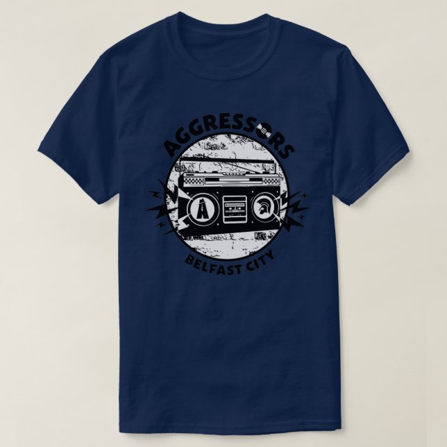 Belfast-radioagenter T Shirt (Design framsida)