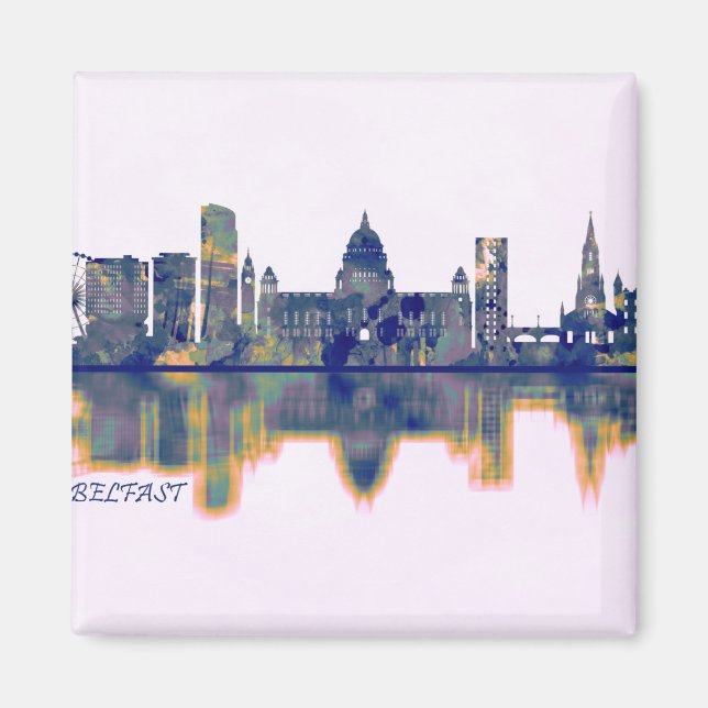 Belfast Skyline Magnet (Framsidan)