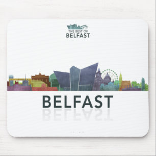 Belfast symboler Mousepad Musmatta
