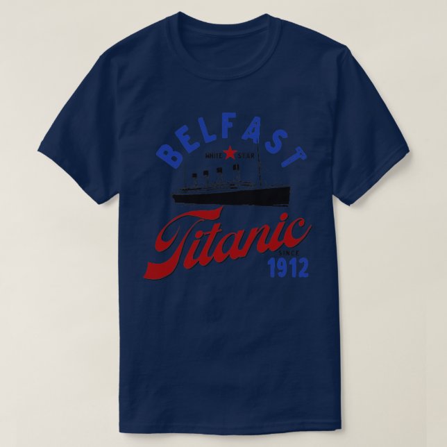 Belfast Titanic T Shirt (Design framsida)