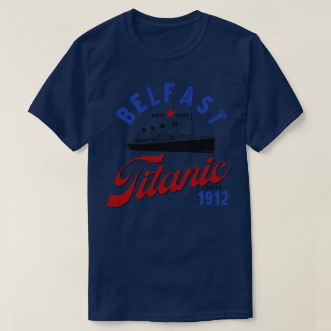 Belfast Titanic T Shirt (Design framsida)