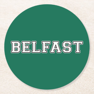 Belfast Underlägg Papper Rund