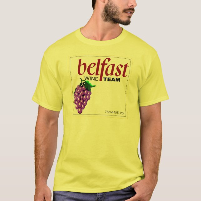 Belfast vinlag tee shirt (Framsida)