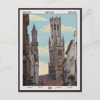 Belfry i Brugge Vykort