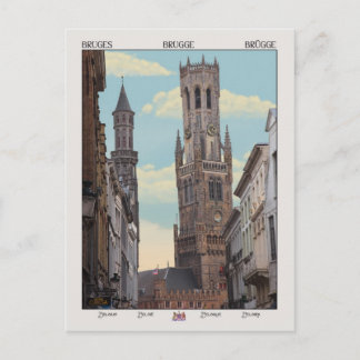 Belfry i Brugge Vykort