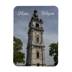 Belfry of Mons, Belgien Magnet