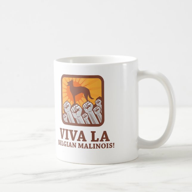 Belgare Malinois Kaffemugg (Höger)