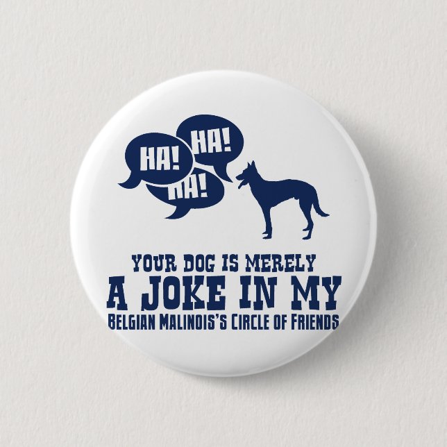 Belgare Malinois Knapp (Framsida)