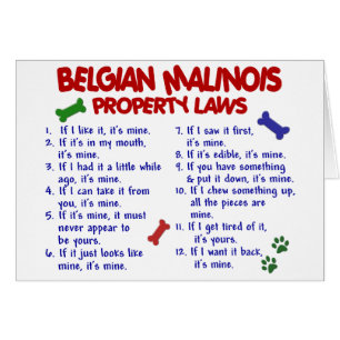 BELGARE MALINOIS PL2 HÄLSNINGSKORT