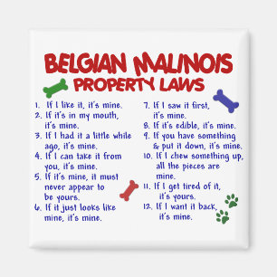BELGARE MALINOIS PL2 MAGNET