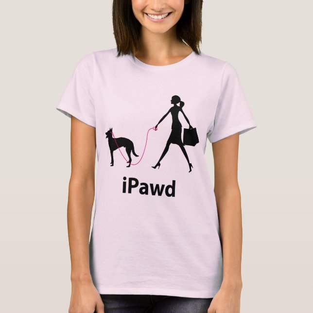 Belgare Malinois T Shirt (Framsida)