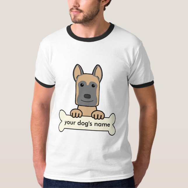 Belgare Malinois T-shirt (Framsida)