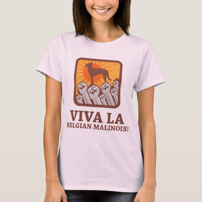 Belgare Malinois T-shirt (Framsida)