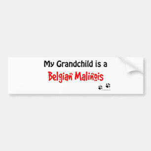 BelgareMalinois barnbarn Bildekal