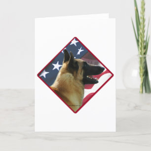 BelgareMalinois flagga 2 Helgkort