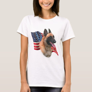 BelgareMalinois flagga Tee