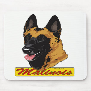 BelgareMalinois Head mousepad Musmatta