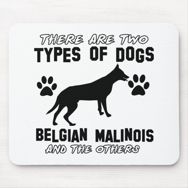 BelgareMalinois hund design Musmatta (Framsidan)