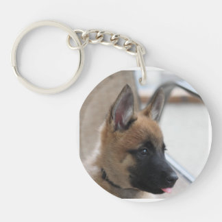BelgareMalinois valp Keychain