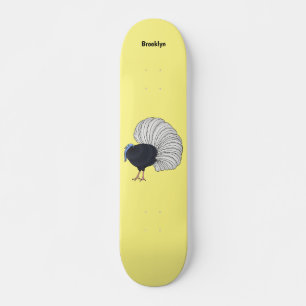 Belgarns fasansfulla tecknad av fågel mini skateboard bräda 18,5 cm