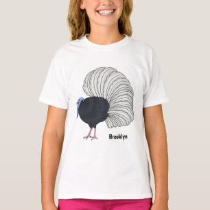 Belgarns fasansfulla tecknad av fågel t shirt