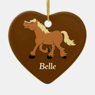 BELGIAN Draft Horse Anpassningsbar Ornament