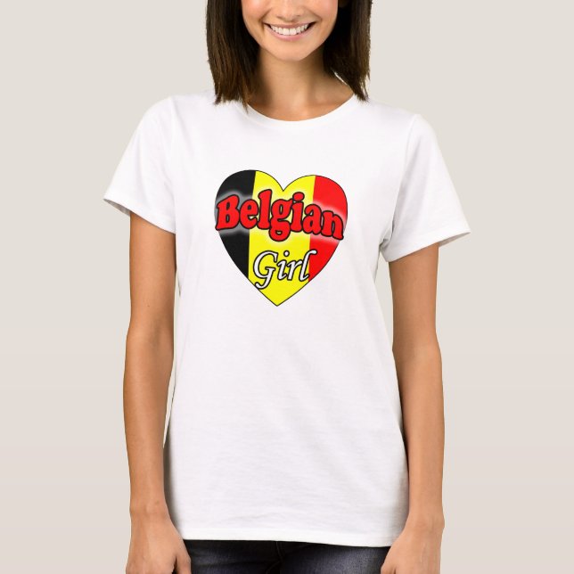 Belgian Girl T-shirt (Framsida)